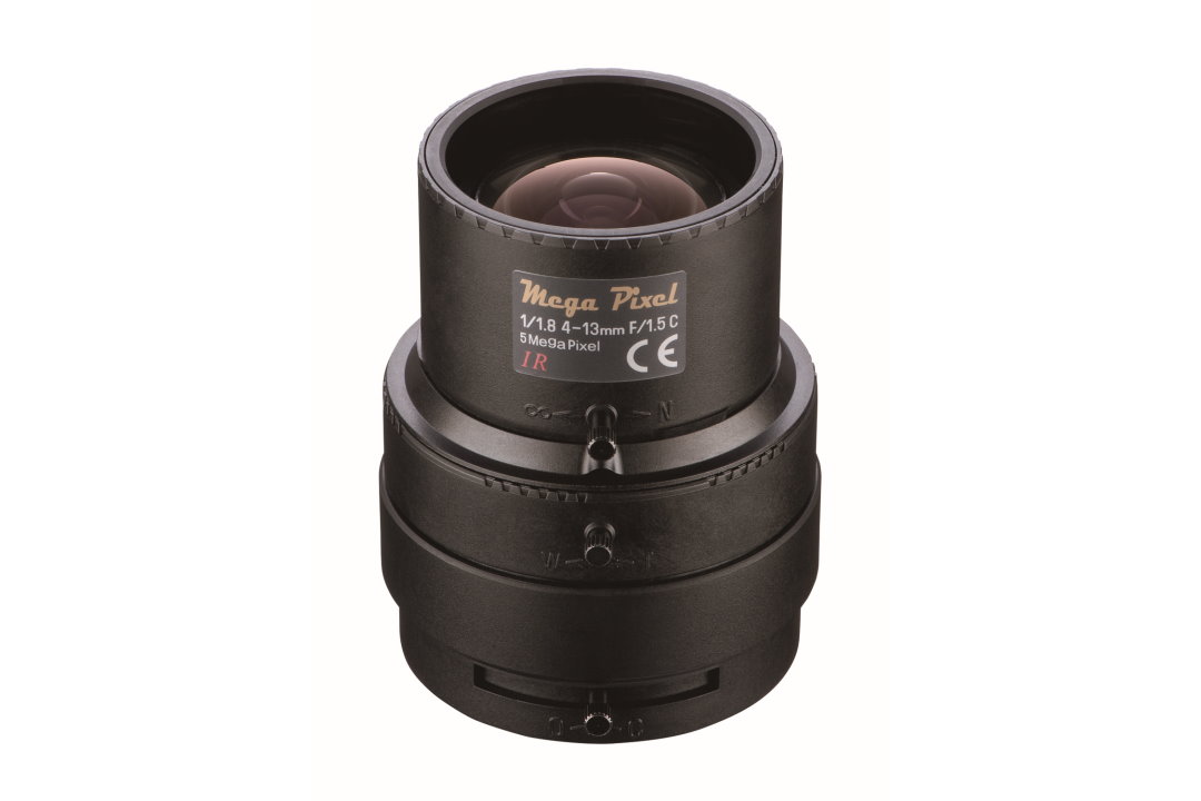 4.0 to 13 mm IR-Corrected CCTV Lens with Auto-P-Iris and CS-Mount